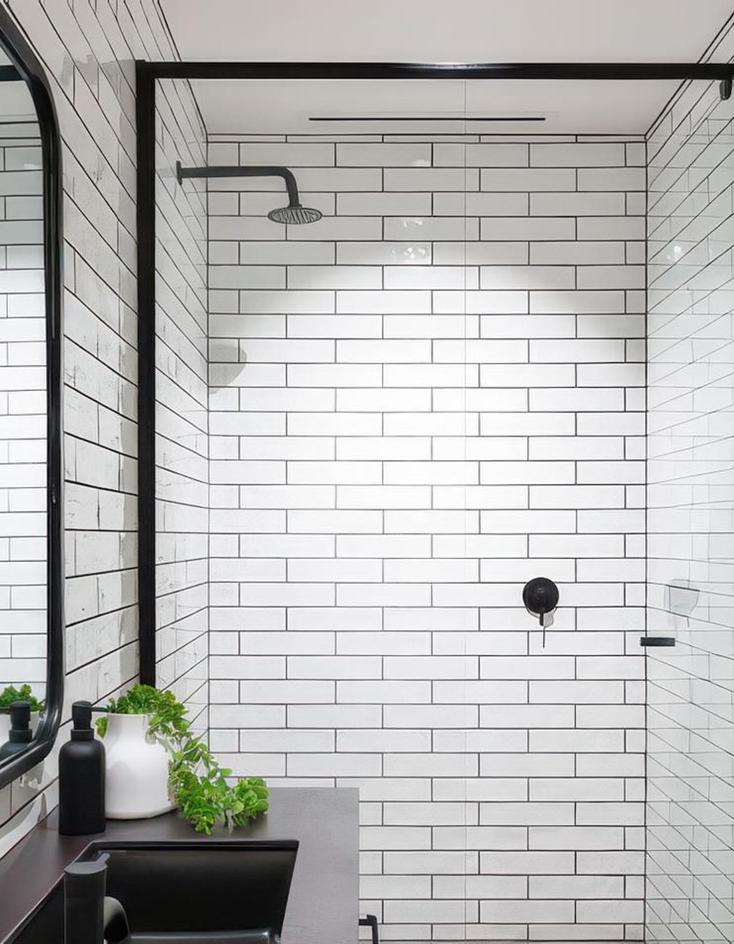 The brand newin the Waterloo Office are on-trend with the choice of subway tiles, a black framed shower screen and matt black tapware. Expella's Linear Slot Grille integrates discreetly into the ceiling and fits with the overall bathroom aesthetic.