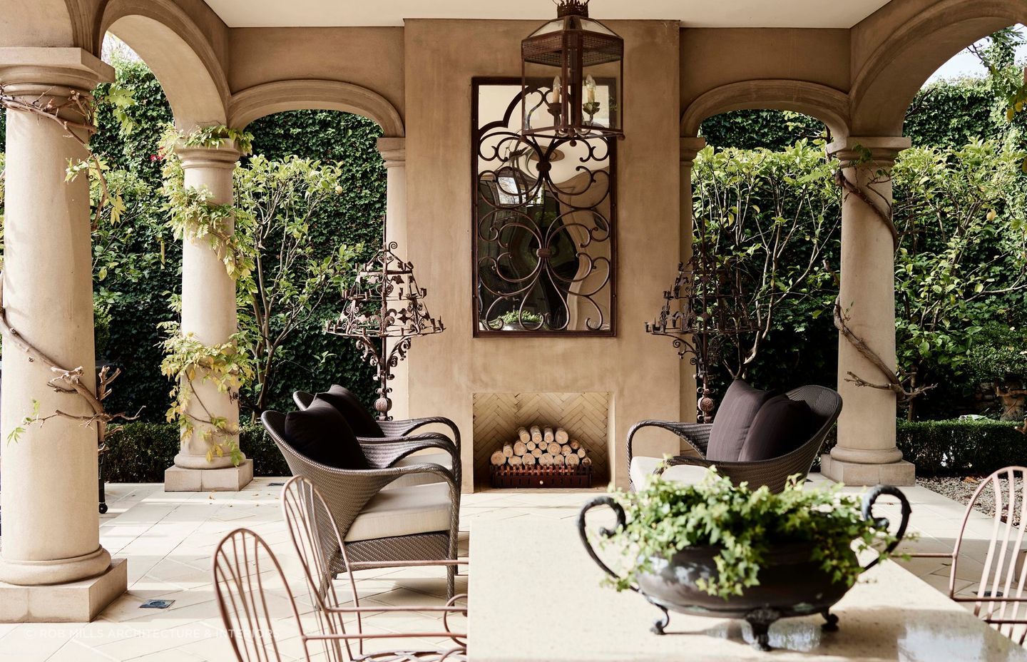 Kenley Court by Rob Mills Architecture & Interiors | Photography by Mark Roper - outdoor room design can incorporate many different styles.