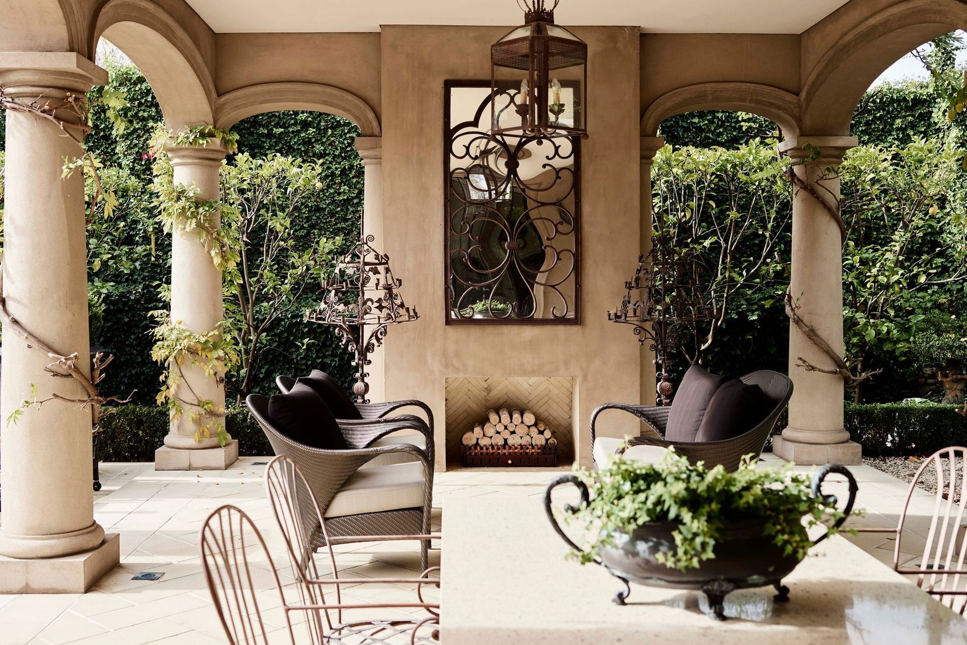 Kenley Court by Rob Mills Architecture &amp; Interiors | Photography by Mark Roper - outdoor room design can incorporate many different styles.