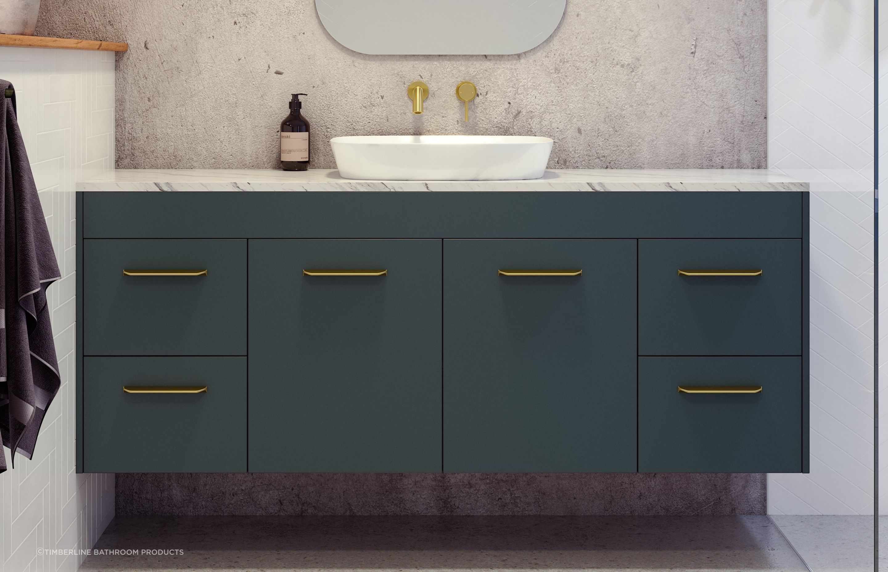 The perfect vanity for a contemporary bathroom