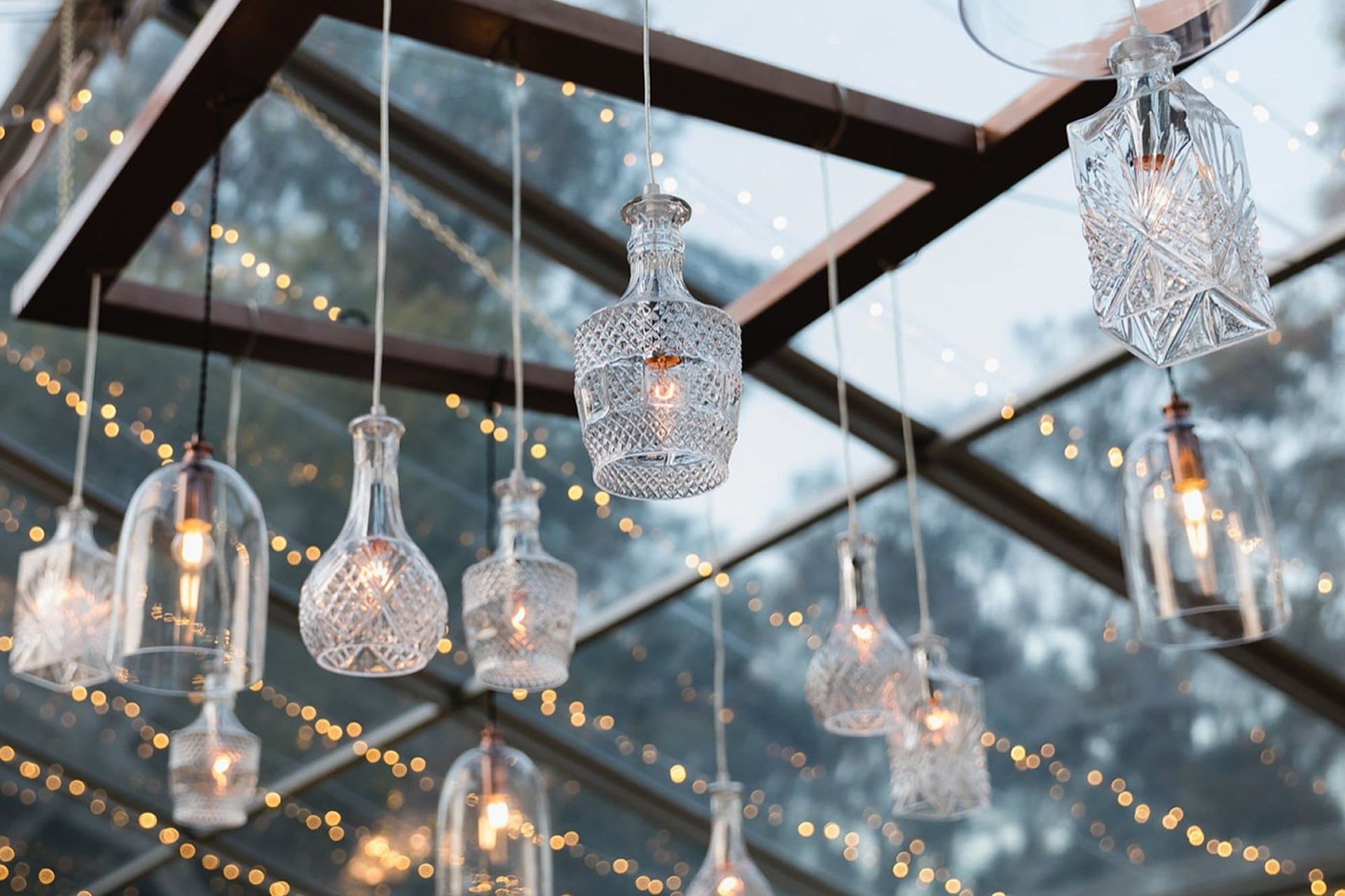 Whisky Glass Pendant Light by Ivory &amp; Deene