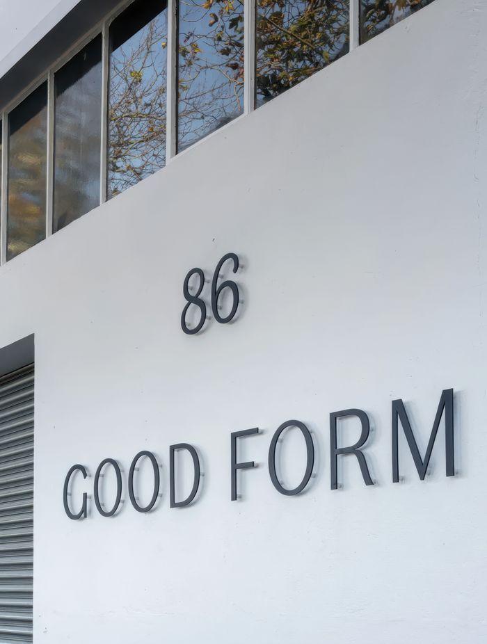 Signage at 86 Newton Road produced by Integral Print Group.