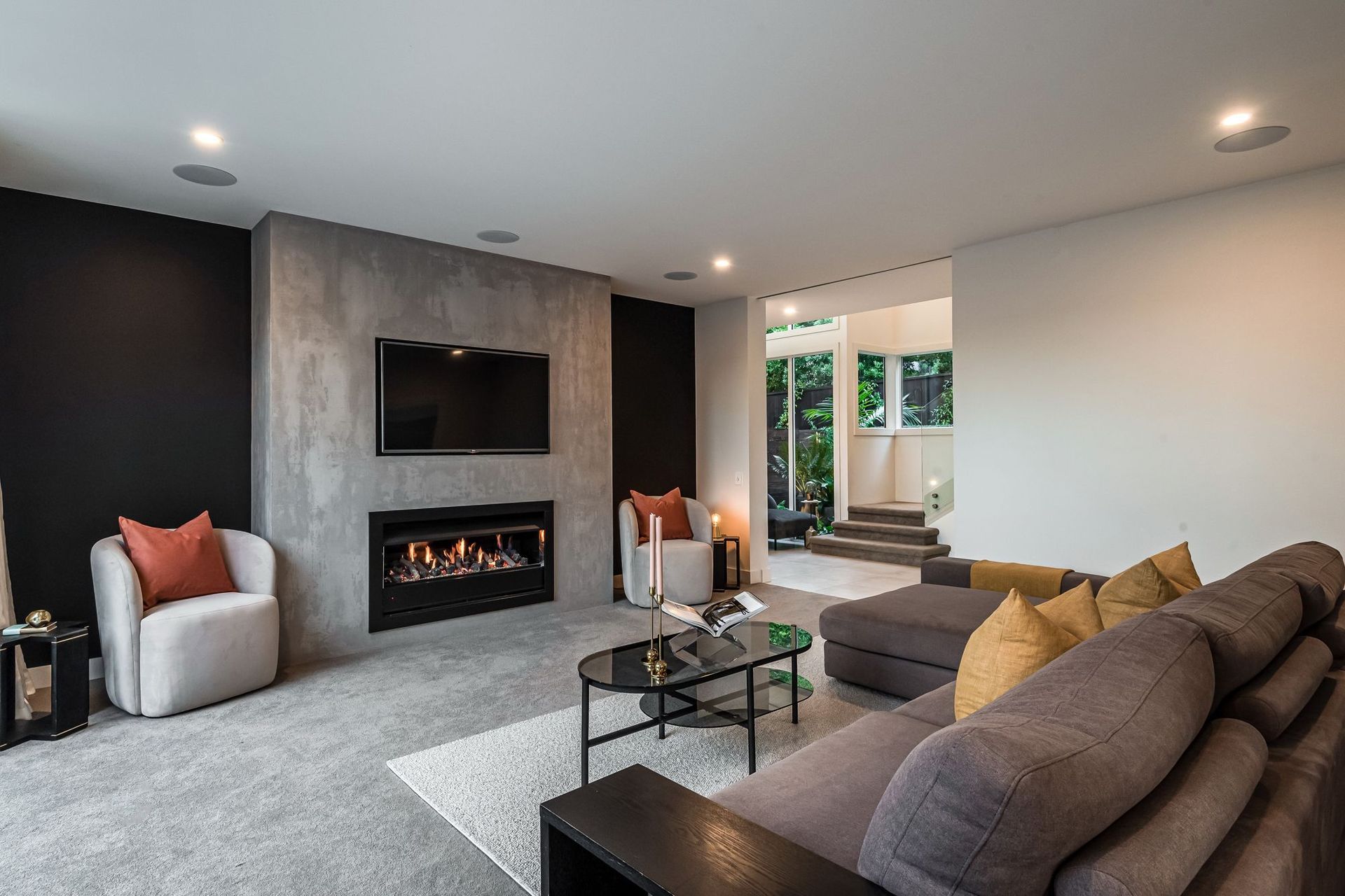 "I also love dark, moody spaces," shares Natalie. "I’m not obsessed with making everything light and bright and white."