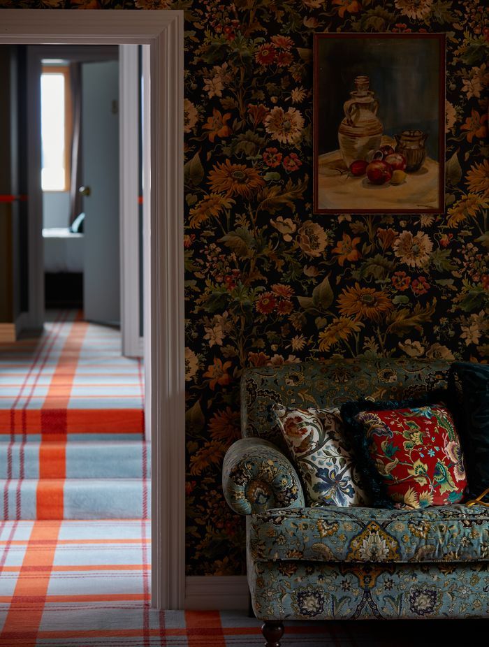 Colours and patterns combine in 'The Den'.