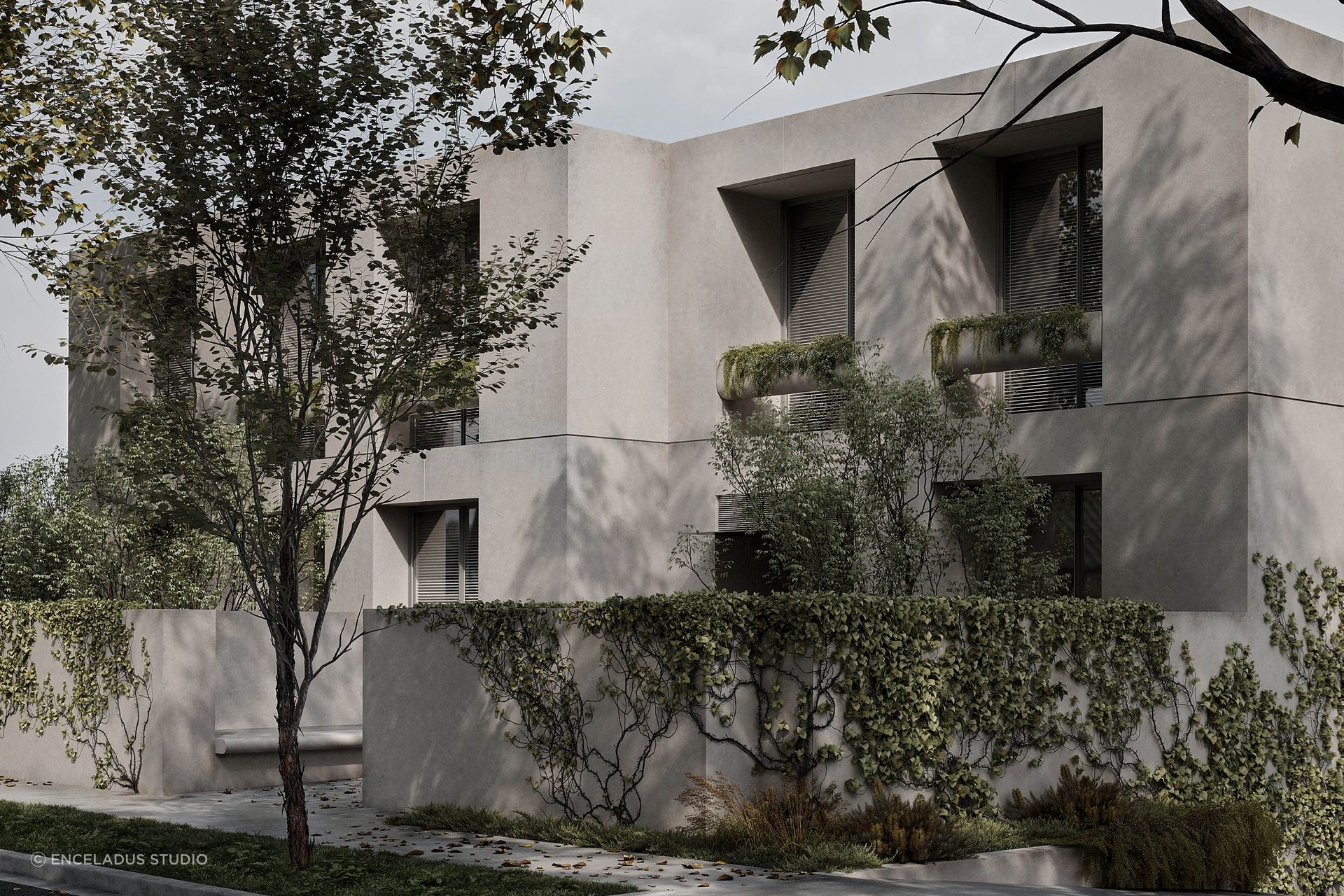 Caulfield North Residences | Located in a tightly held inner-city neighbourhood, the Caulfield North Residences are a collection of 4 generously-appointed apartments set amongst lush gardens. Each home has been conceived with consideration to aspect, amenity and materiality.