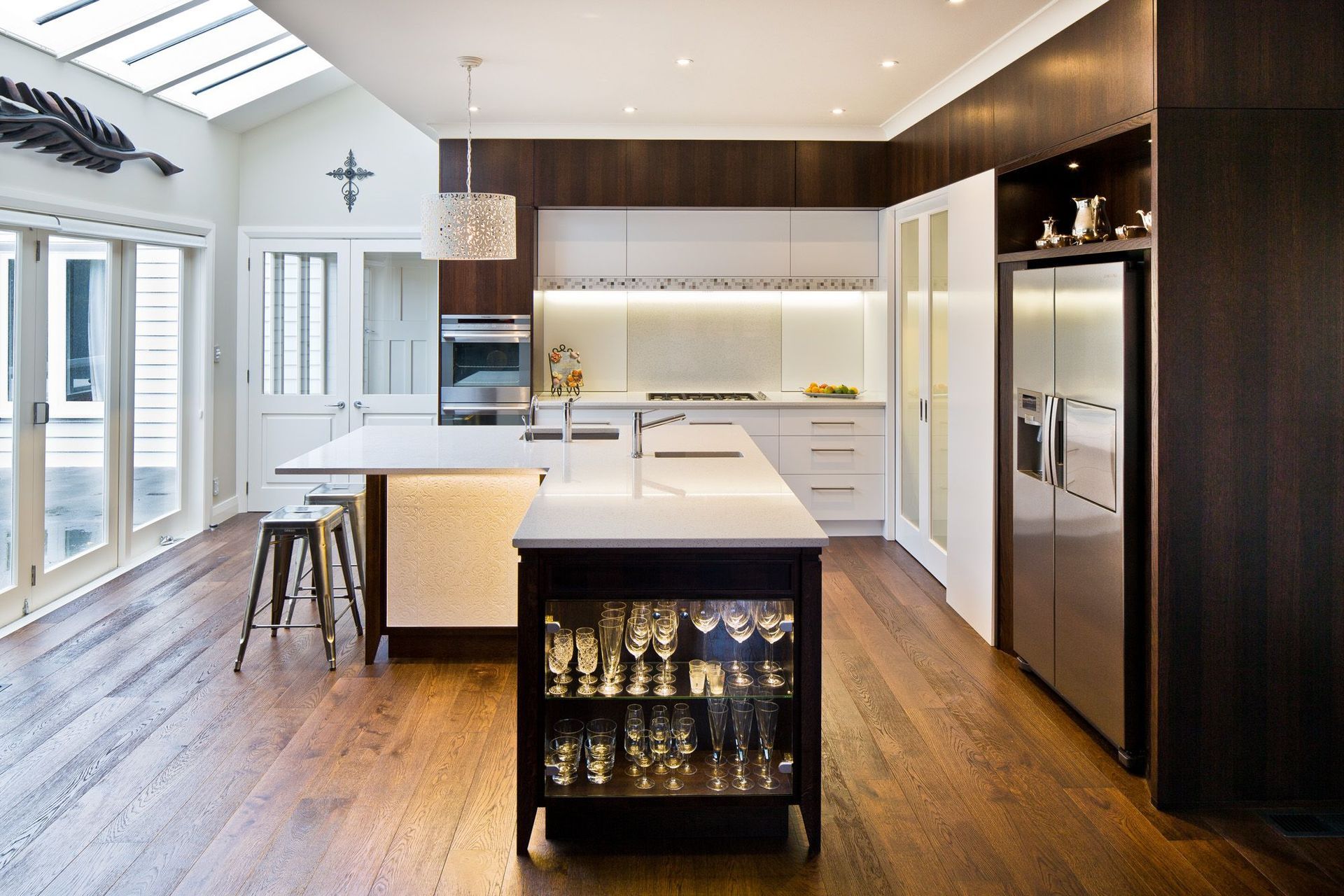 Simone always looks for ways to bring extra storage to a kitchen, and work within the existing space if required.