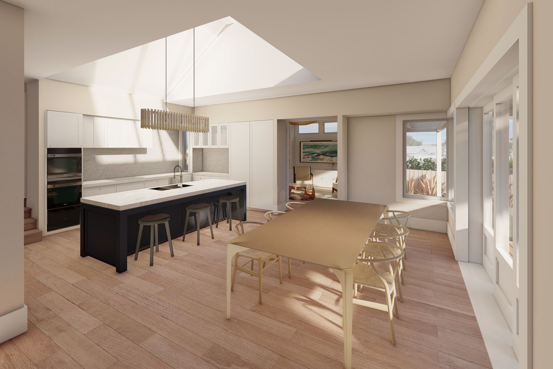 Melanie leads Bourke Architects' team of four who specialise in residential architecture.