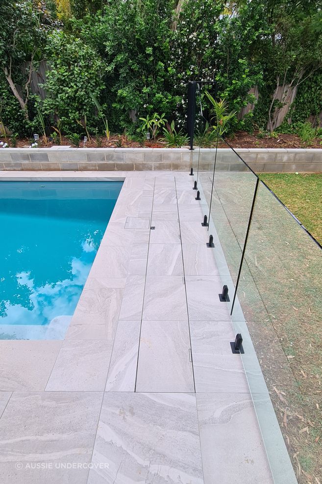 Tiles can be seamlessly installed on the cover lid, so that it's virtually invisible.