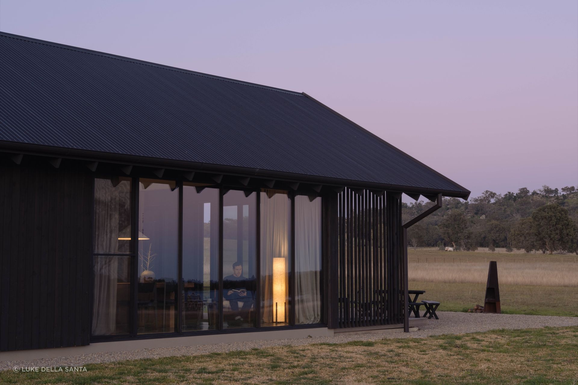 Ember is wrapped in dark Vacoa, a thermally modified timber cladding.