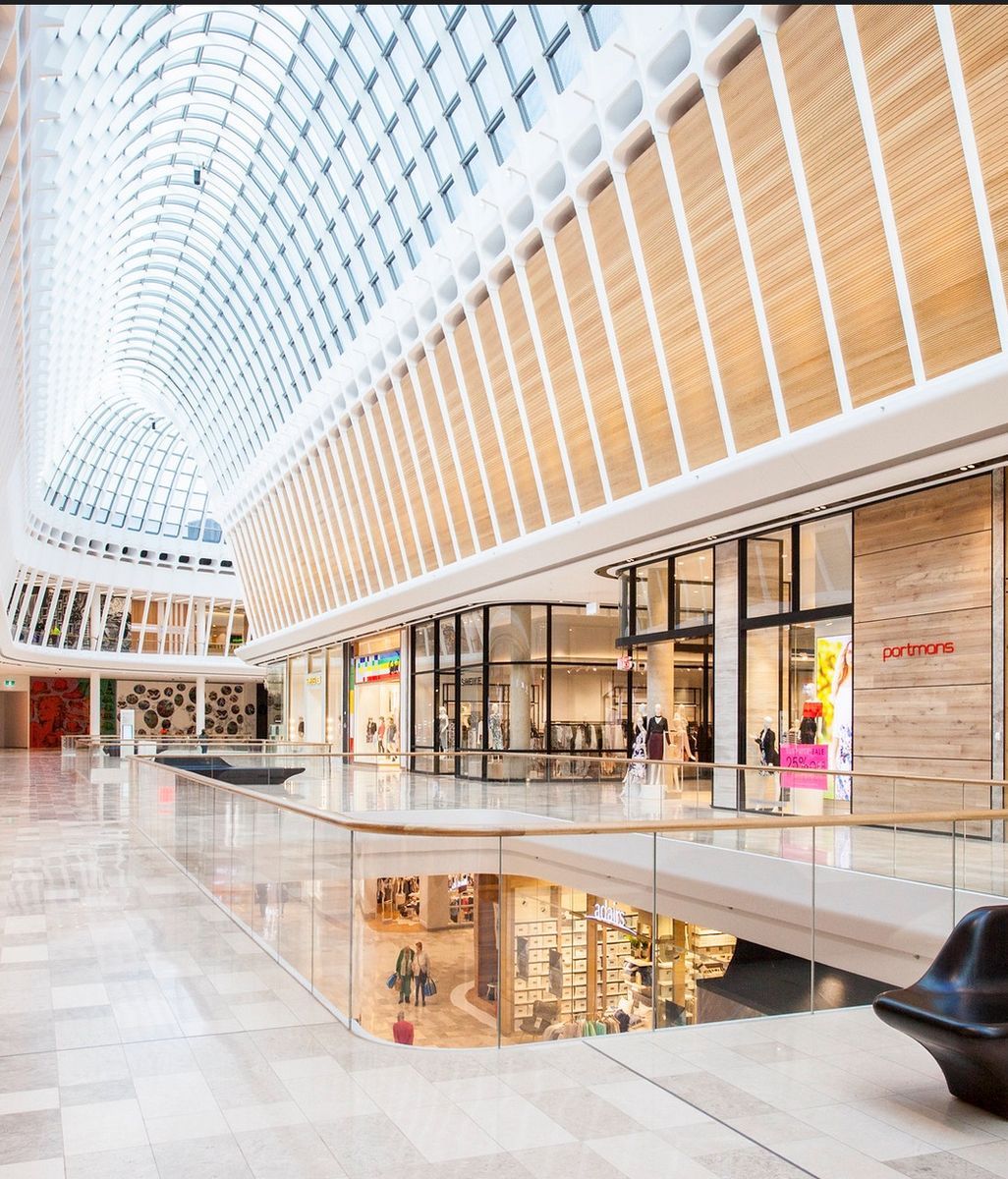 Expertly sourced and colour-matched, Eastland shopping centre’s marble tiles are a quiet delight