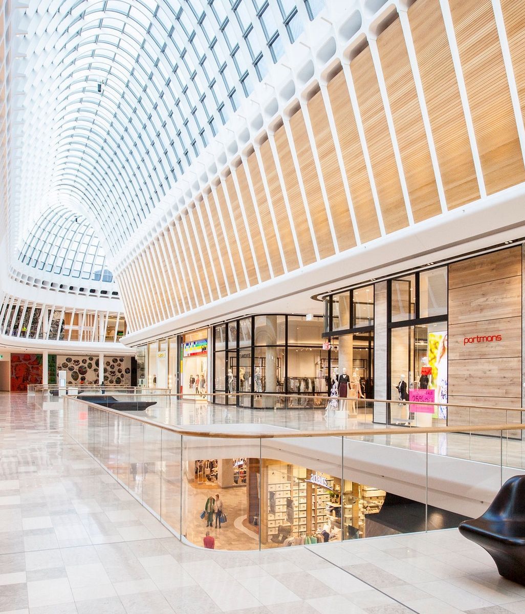 Expertly sourced and colour-matched, Eastland shopping centre’s marble tiles are a quiet delight