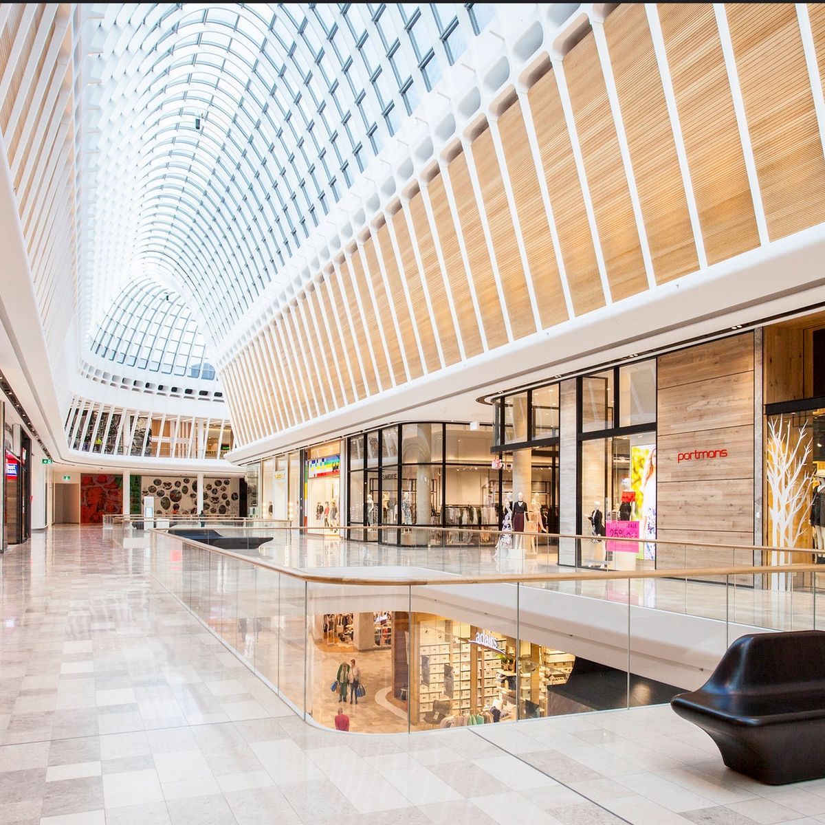 Expertly sourced and colour-matched, Eastland shopping centre’s marble tiles are a quiet delight