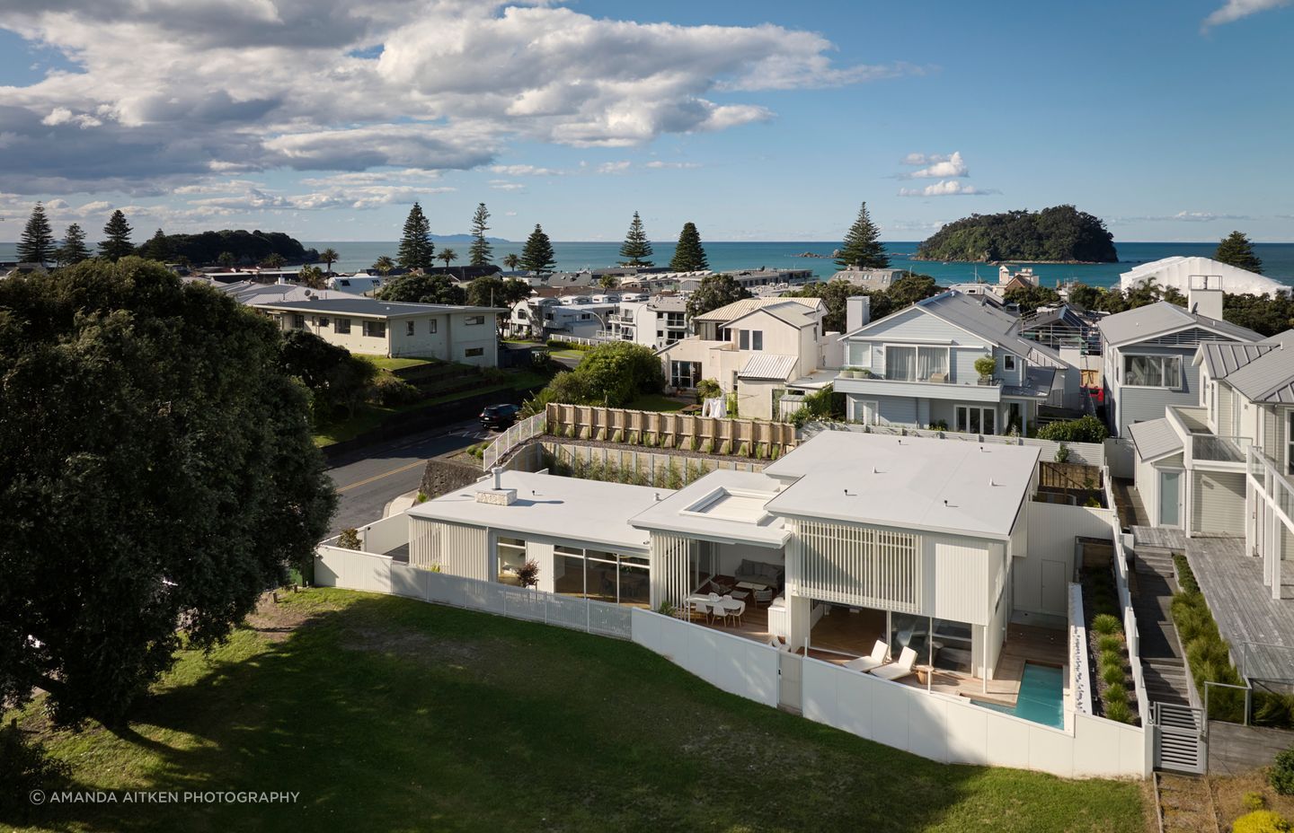 The site was a sought-after find in the heart of Mount Maunganui, only a 'stone's throw' away from the vibrant town centre and famed white-sand beach.