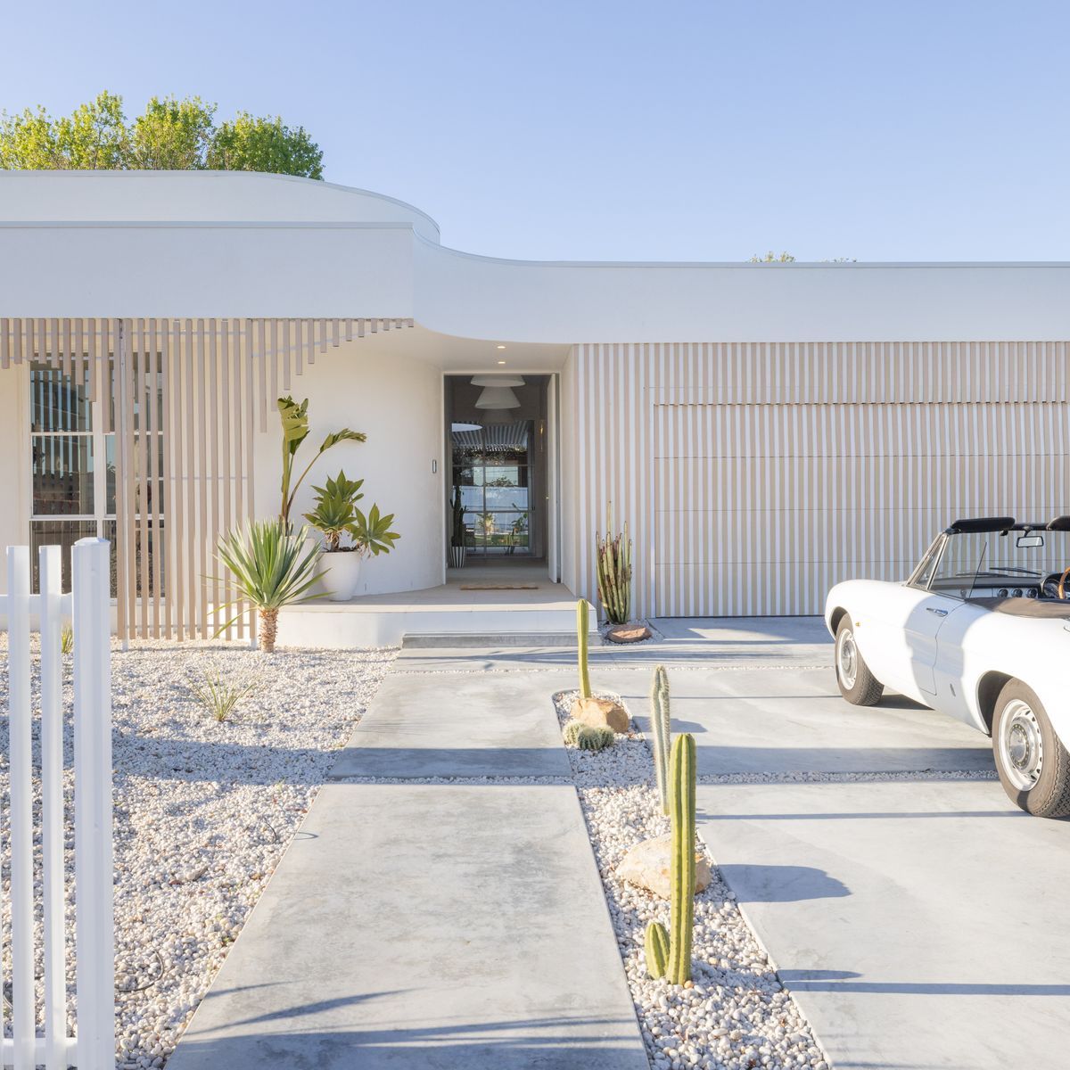 The Mediterranean architectural mirage designed for a suburban Sydney setting