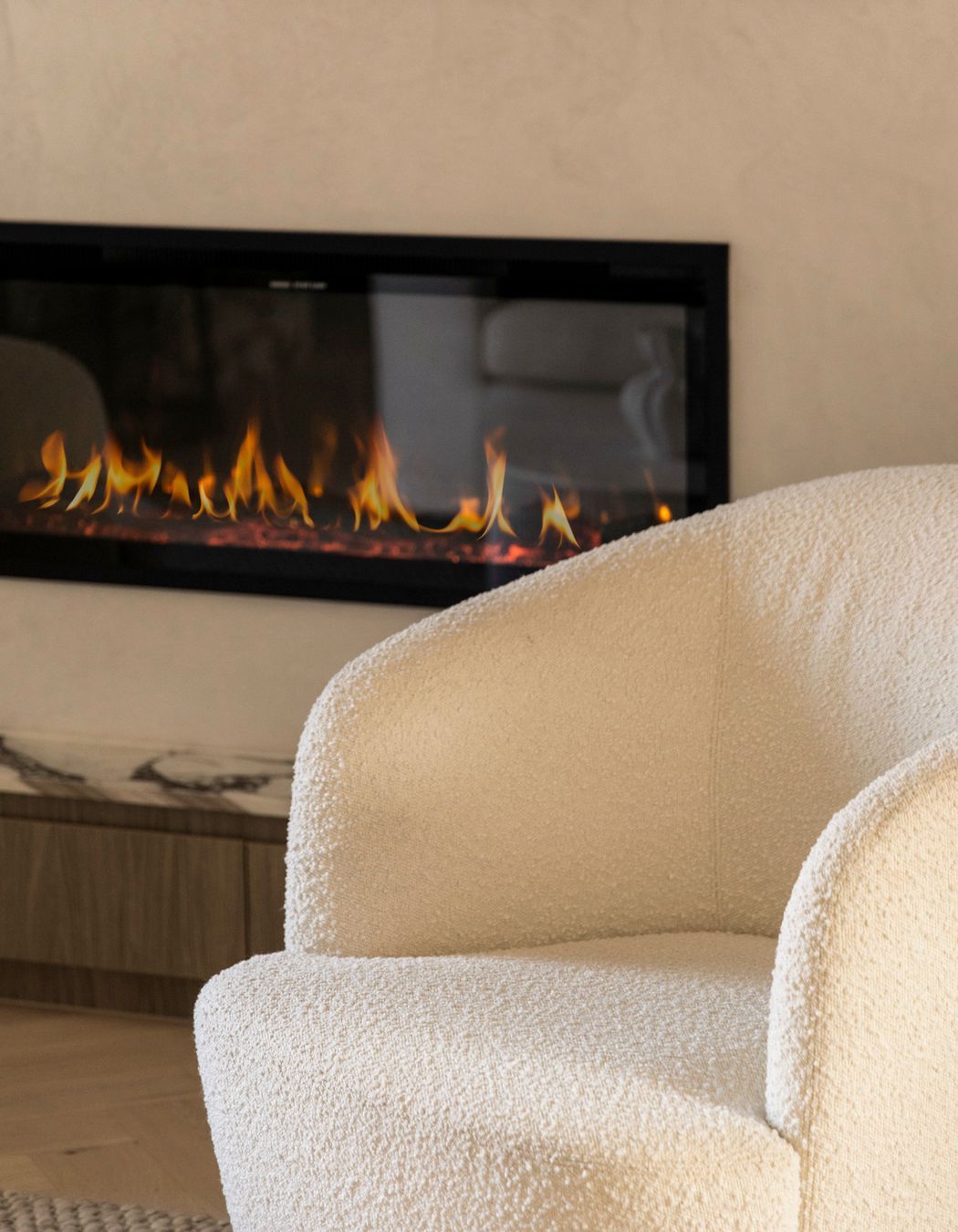 Natural tones and textures bring the palette to life, adding warmth and interest.