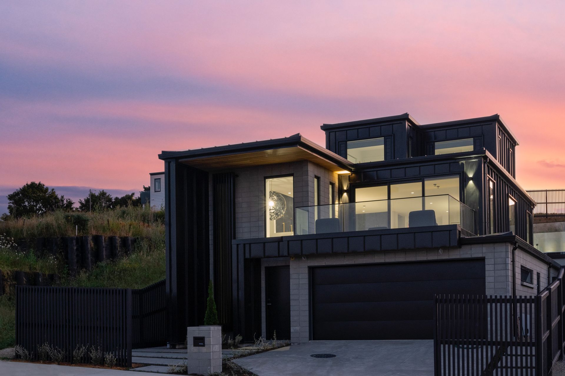 “The biggest thing was to create something atypical to the other surrounding homes,” says Mansour.