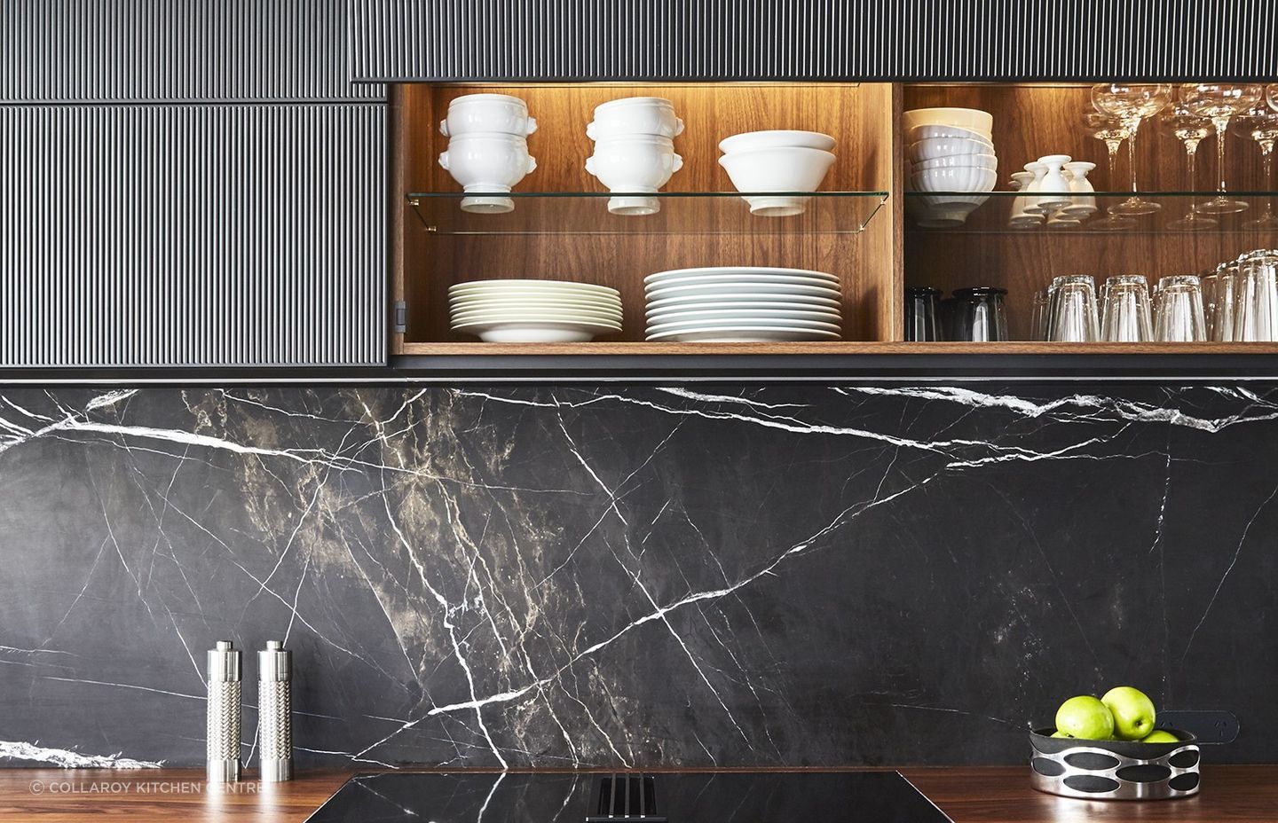 There are some innovative solutions that are big on style when it comes to kitchen storage