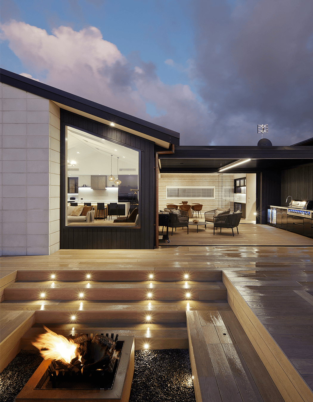 Highlight high-end materials as a feature.