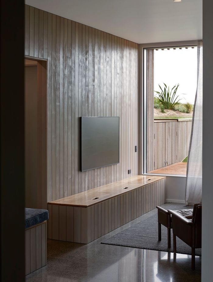 The ground floor's rumpus room, a relaxed space for the client's teens and/or visiting guests to enjoy. | Photographer: Jackie Meiring