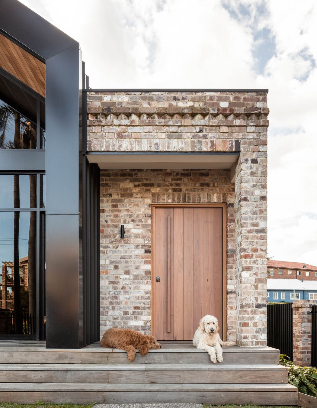 A warm and welcoming entrance.