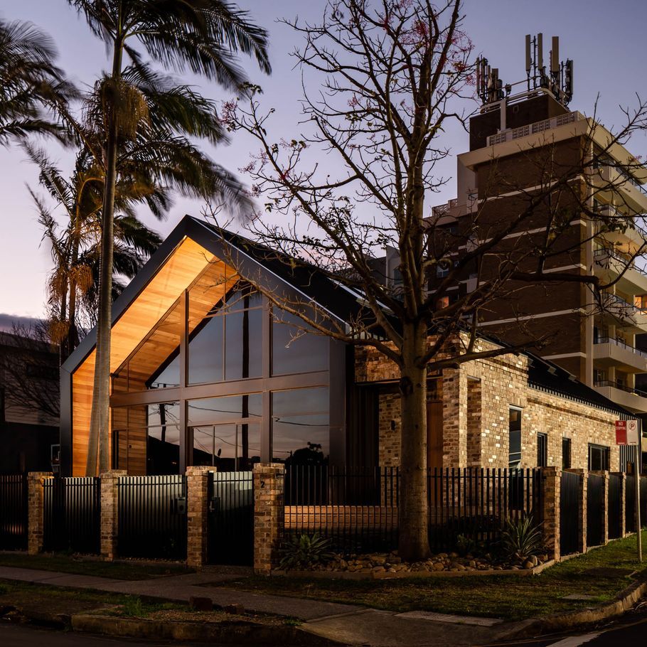 Recycled brick expresses an unexpected quiet domestic ease in inner-city Wollongong