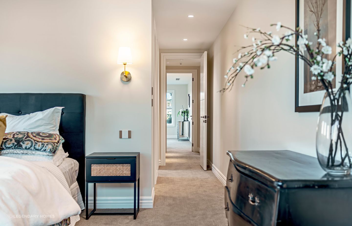 Two of the four bedrooms feature full-size bathrooms.