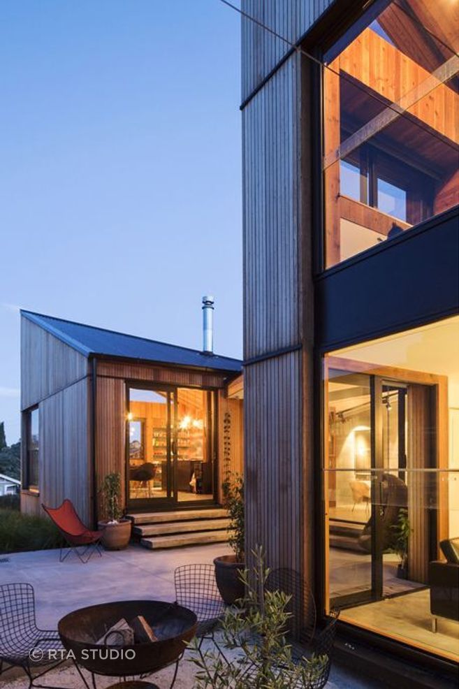 Each section is separated by a courtyard.