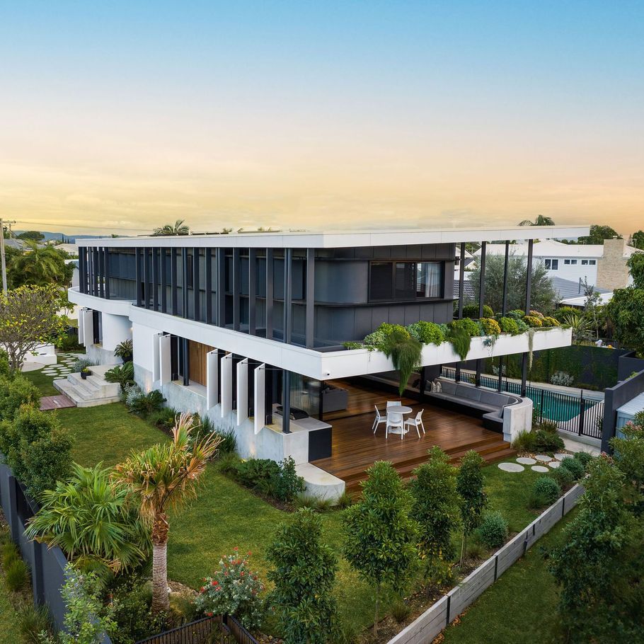 The Eagle House is a playful blend of form and function in Burleigh Heads