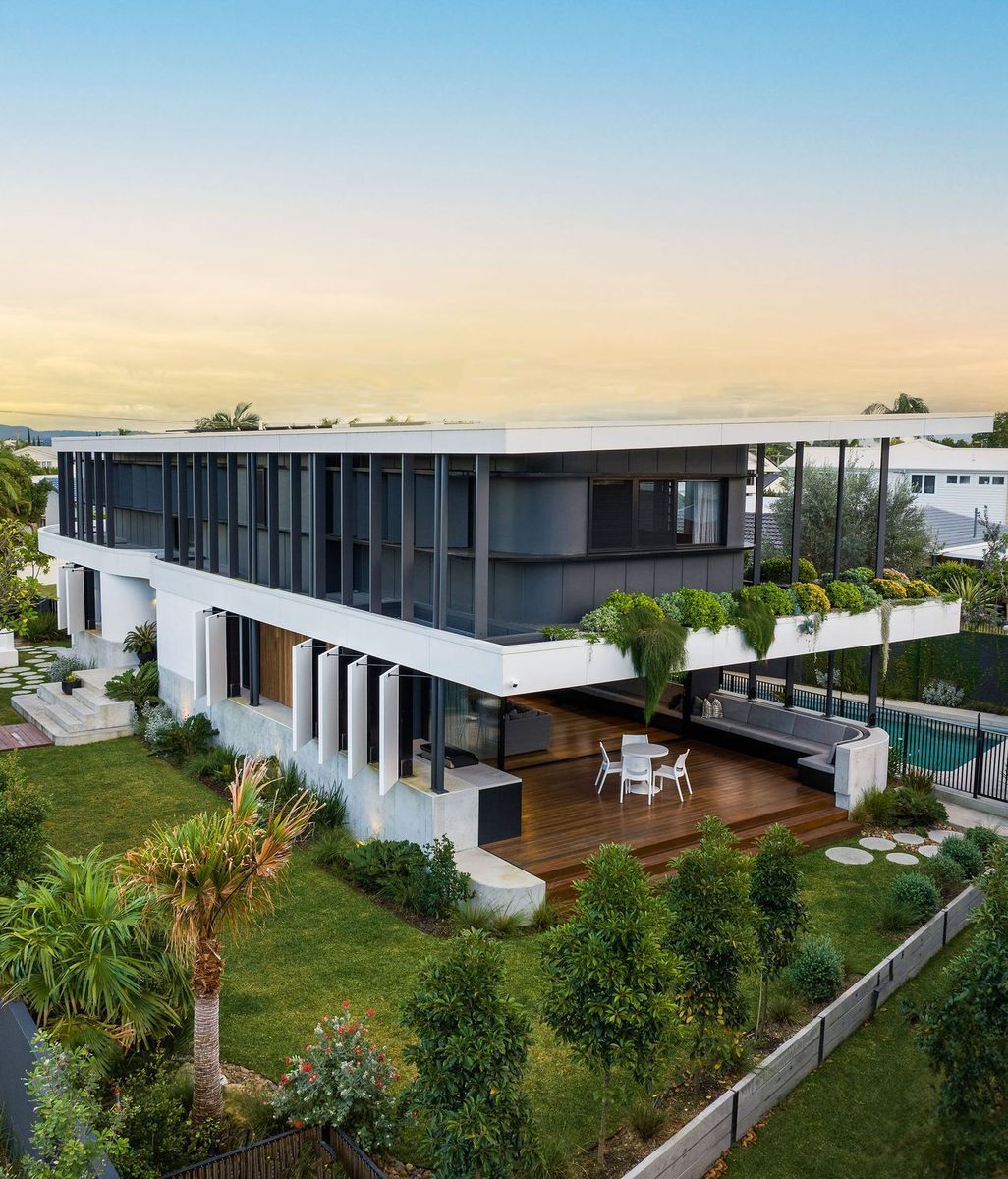 The Eagle House is a playful blend of form and function in Burleigh Heads