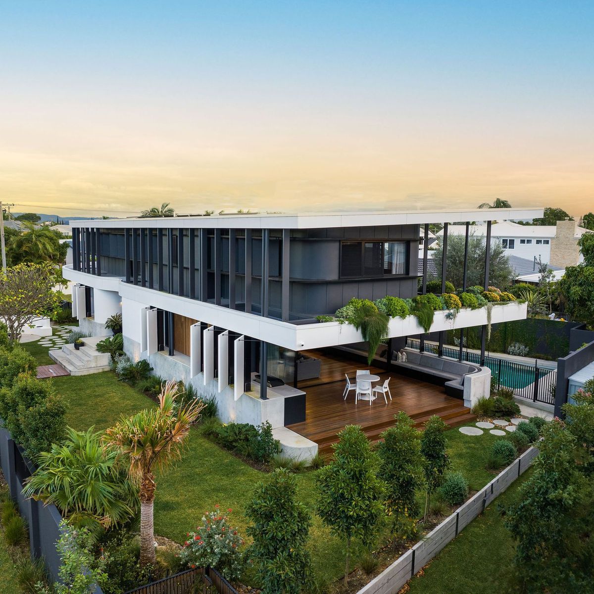 The Eagle House is a playful blend of form and function in Burleigh Heads