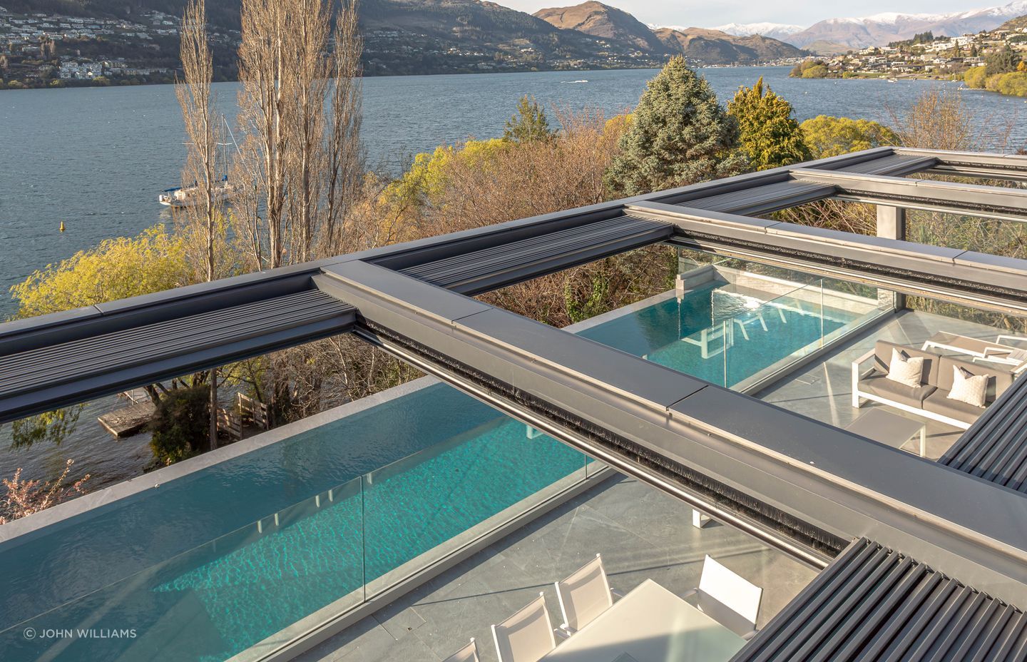 Louvred roofs reduce energy demands and ensure spaces can be used all year round.