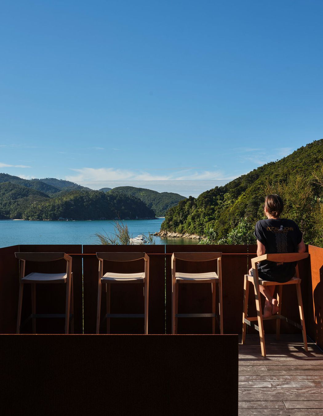 An upper deck offers awe-inspiring views.