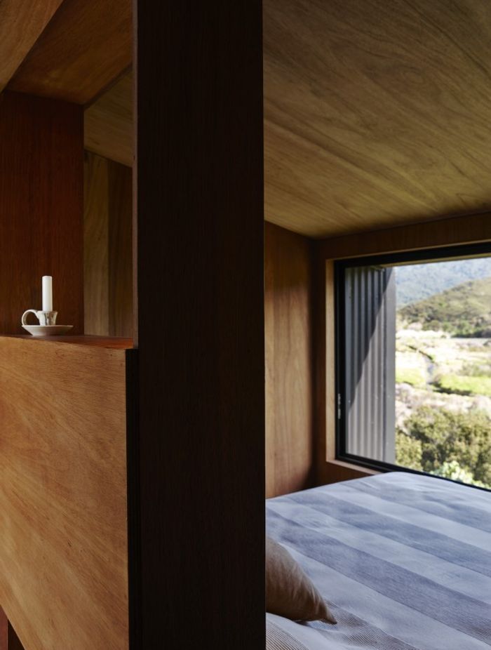 The second pod comprises light-filled sleeping quarters.