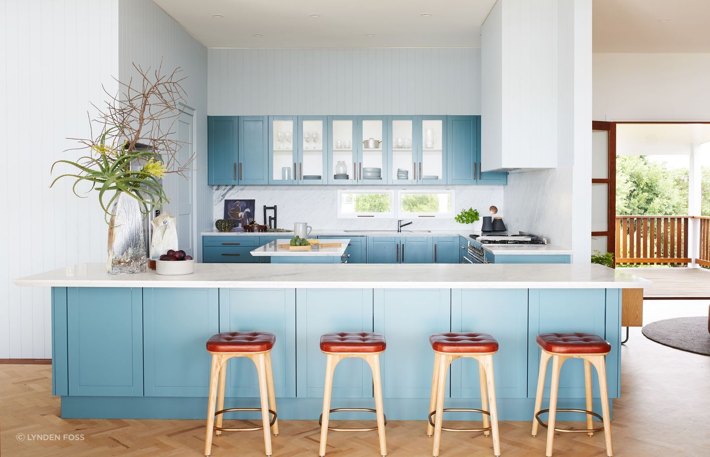 The kitchen was completely reconfigured to optimise the space.