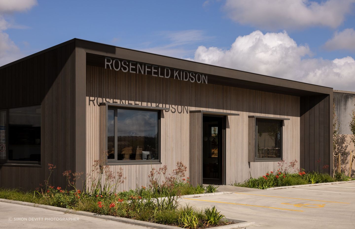 The office-turned-showroom at Rosenfeld Kidson, designed by Roy Tebbutt of Strachan Group Architects. “There was a lot of trust from the client,” says Roy. “There was uptake on everything.”