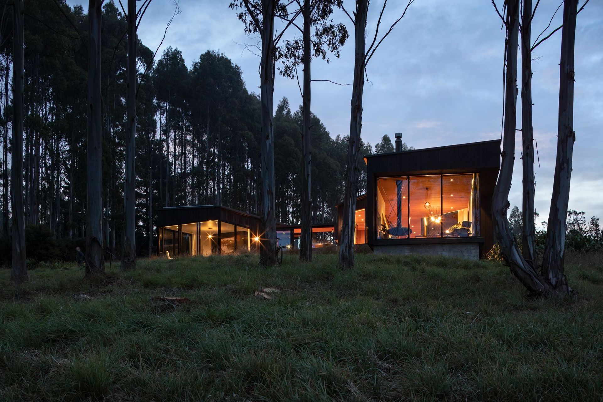 Each area is split and linked to create a series of outdoor spaces that track the sun and provide shelter from the wind.