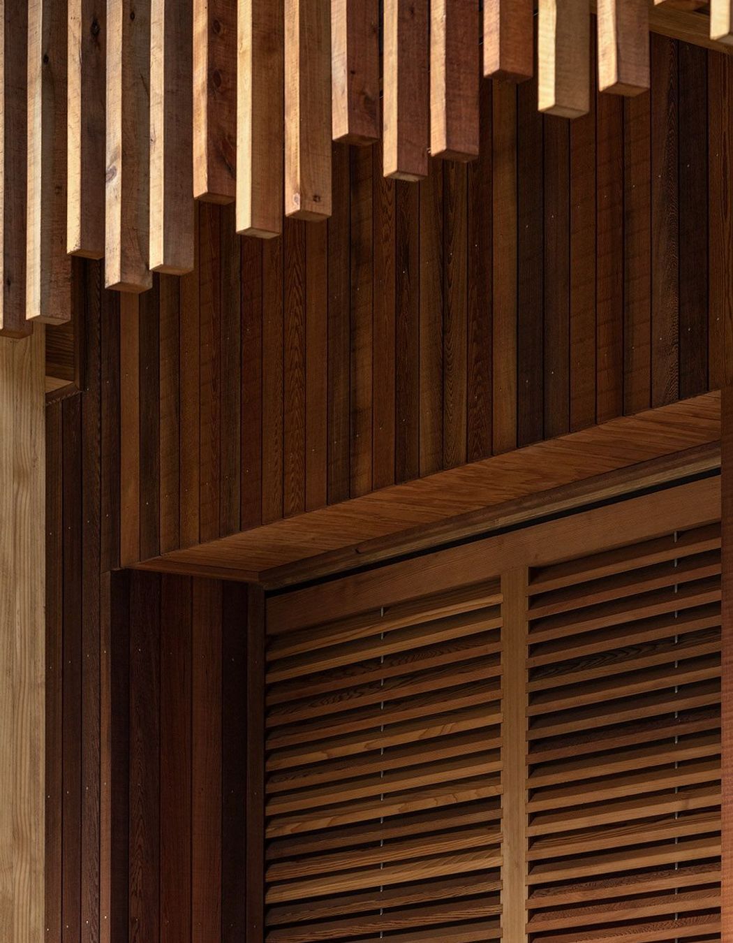 Straight lines and a theme of geometry evokes military precision.