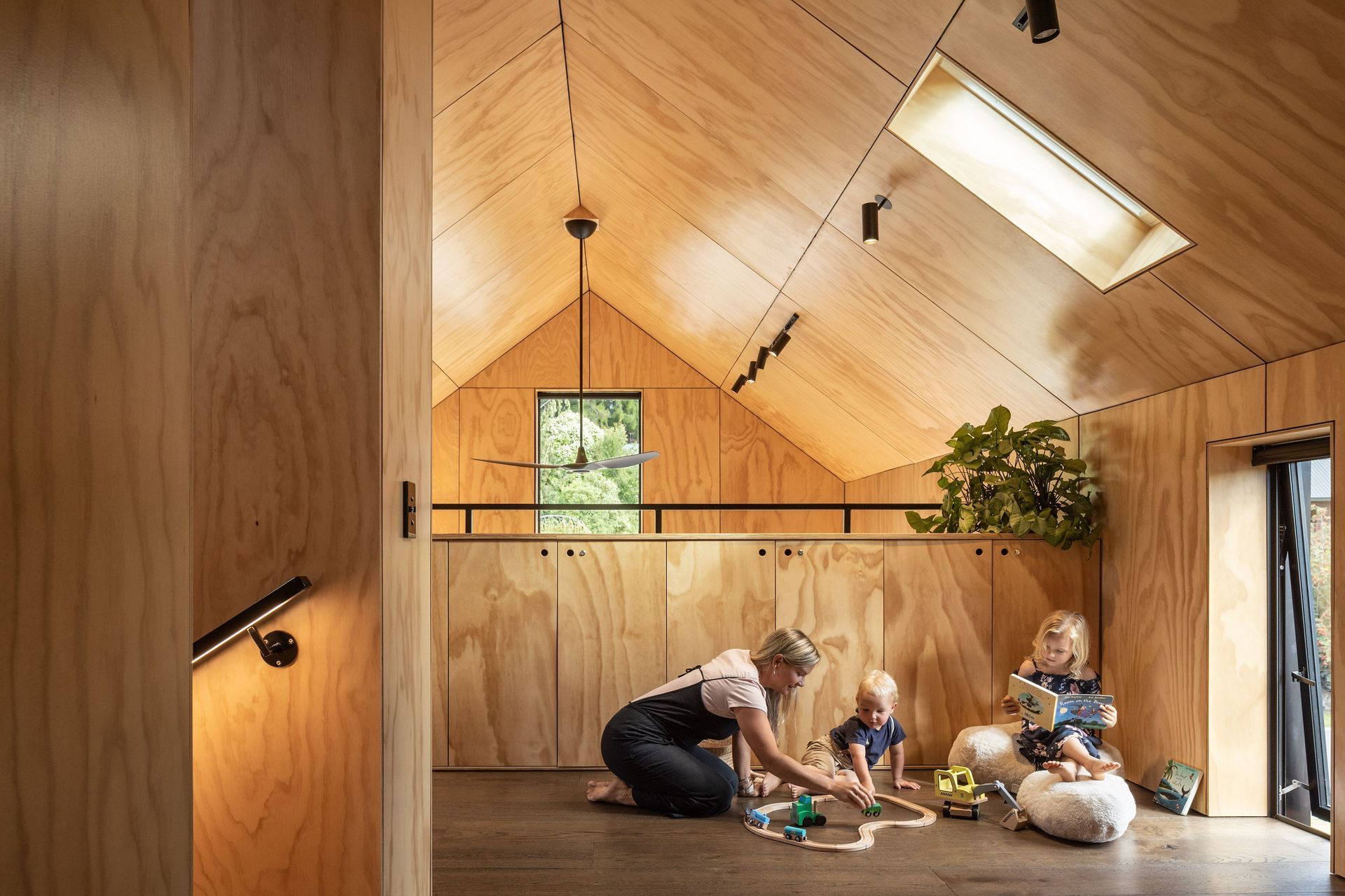 “We did all the cabinetry and joinery design, with input from the client. Similarly, with the furniture and styling, we assisted the client with selecting all those. We wanted to keep the palettes quite consistent.”