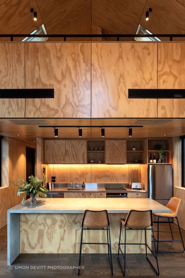 The kitchen was designed to be suitable for five people. “We didn’t add a dining table. Instead, we have that very large breakfast bar that doubles as a prep area for food and is where people gather around to eat. That allowed us to compress the floorplan a little more, so we didn't have to factor in a dining table for five or six people in that space as well.”