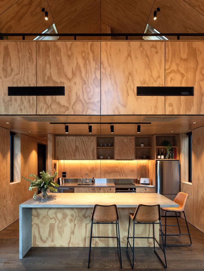 The kitchen was designed to be suitable for five people. “We didn’t add a dining table. Instead, we have that very large breakfast bar that doubles as a prep area for food and is where people gather around to eat. That allowed us to compress the floorplan a little more, so we didn't have to factor in a dining table for five or six people in that space as well.”