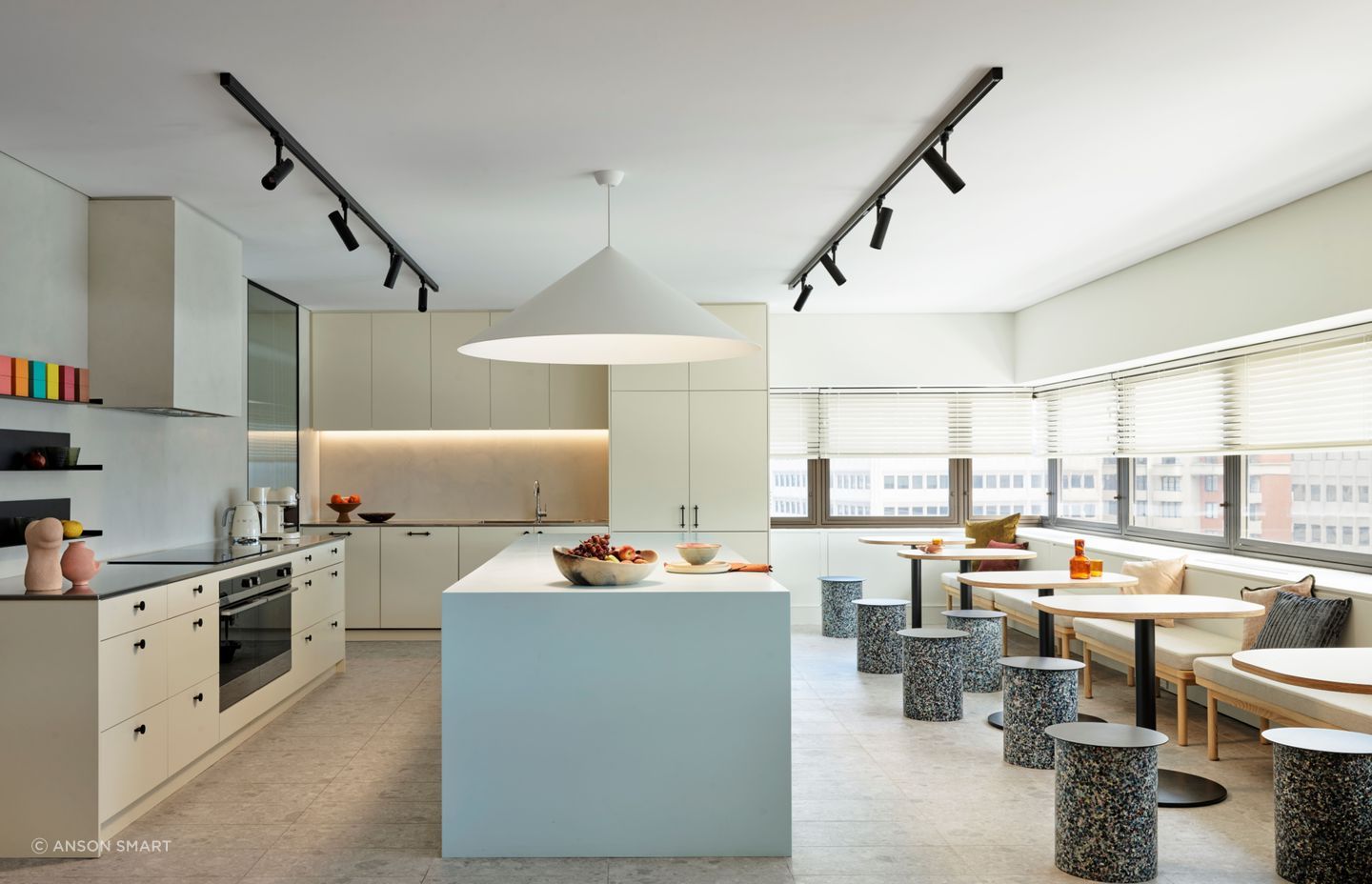 The huge family-style kitchen is perfect for cooking and can take up to 100 staff.