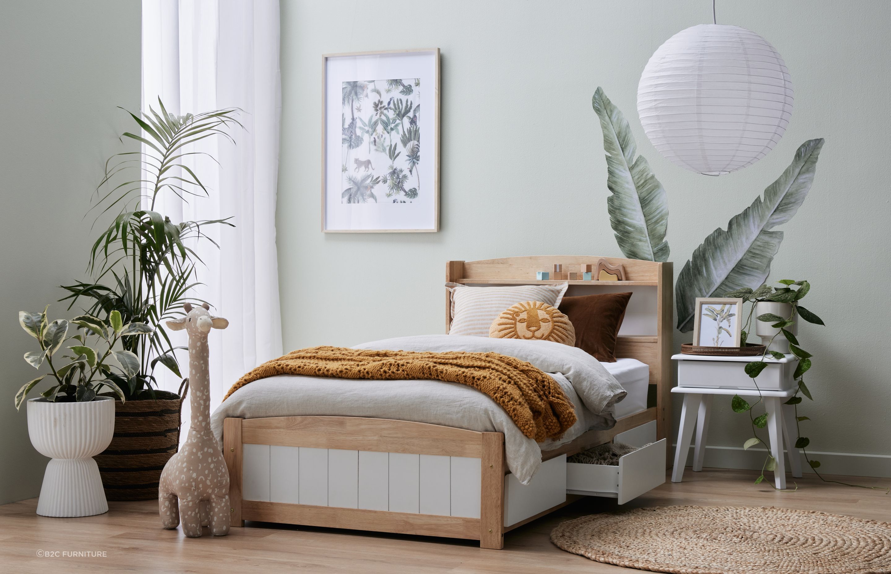 Options like this Rio Toddler Single Storage Bed with Hardwood Frame are the perfect addition to any children's bedroom