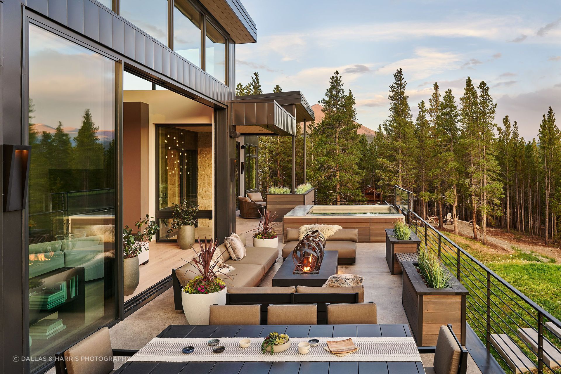 For KA DesignWorks, a sloping mountain lot often means constructing the outdoor space rather than simply landscaping it.