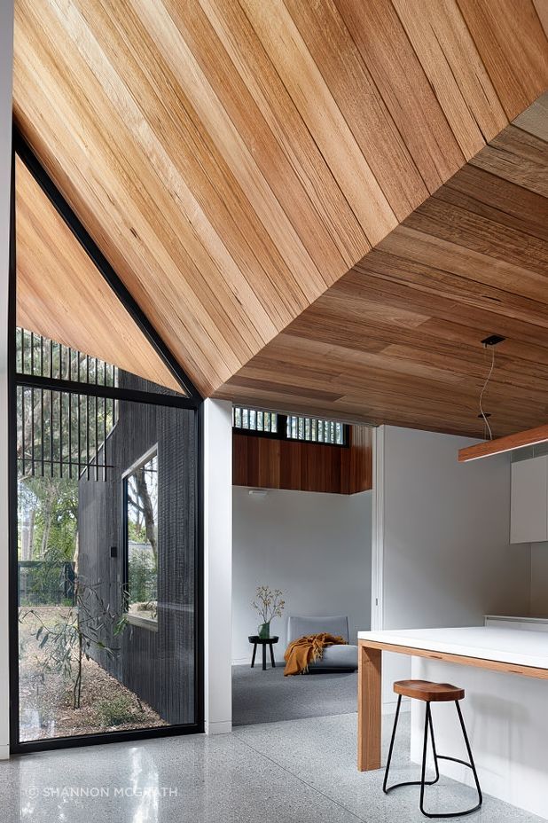 At Bellbird House the Teen Retreat can open or close to the kitchen at the heart of the home