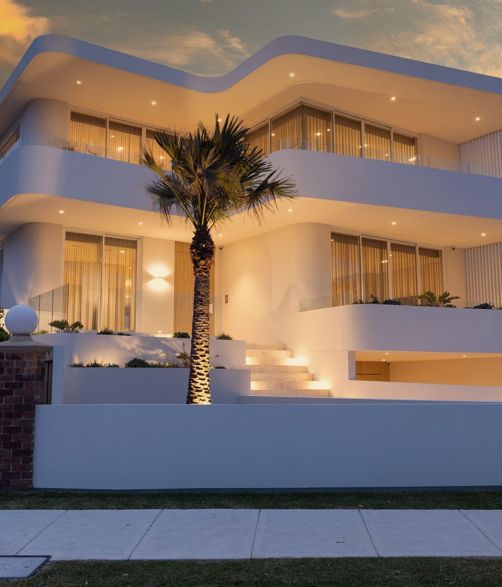 Mediterranean-inspired design is the perfect fit for this coastal home