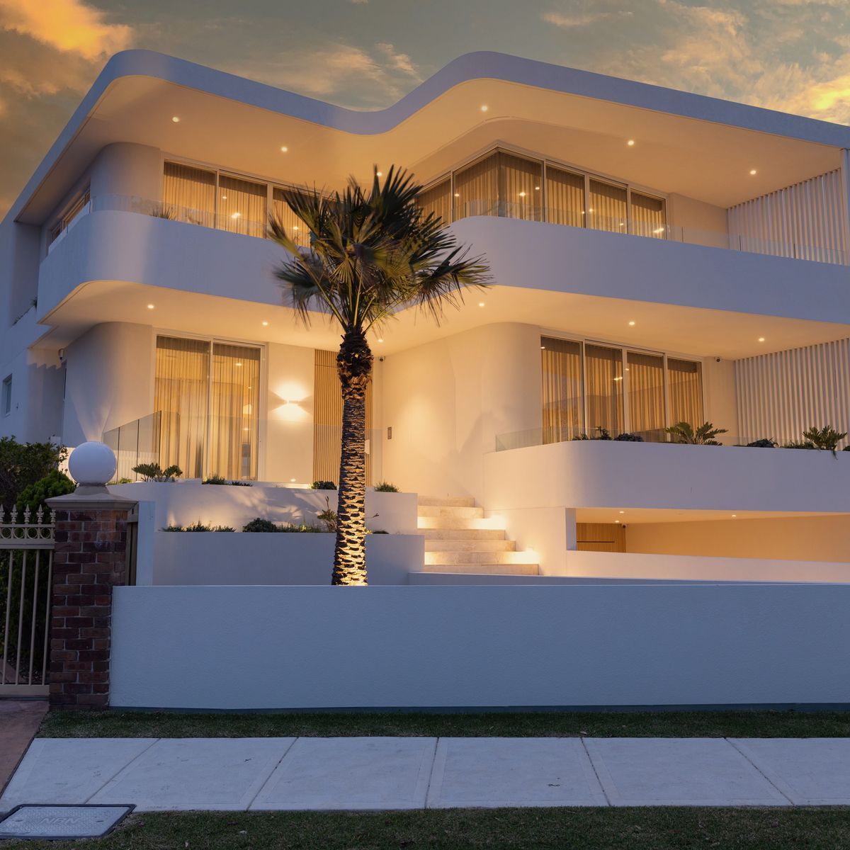 Mediterranean-inspired design is the perfect fit for this coastal home