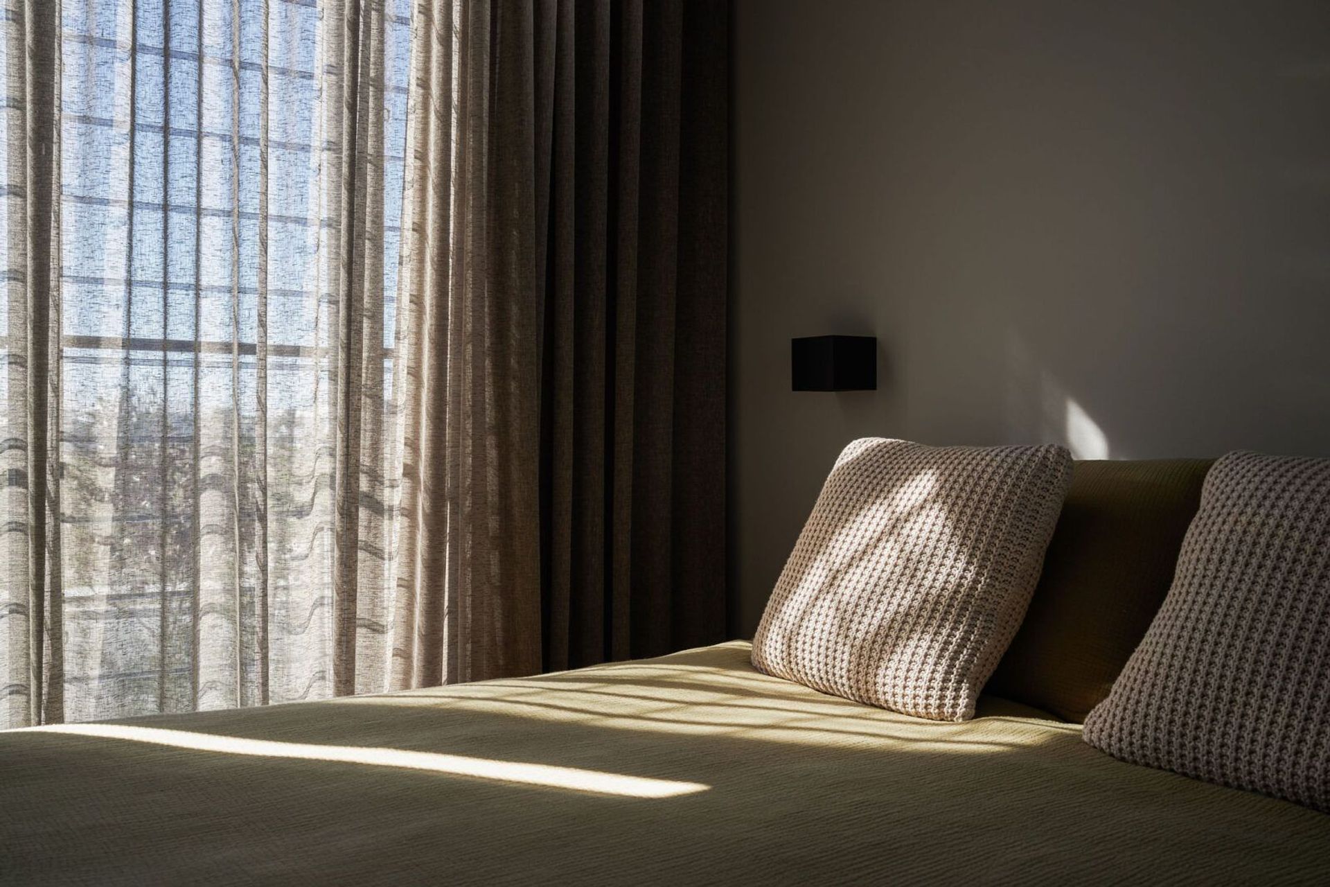 The colour palette is restrained, creating a calming environment.