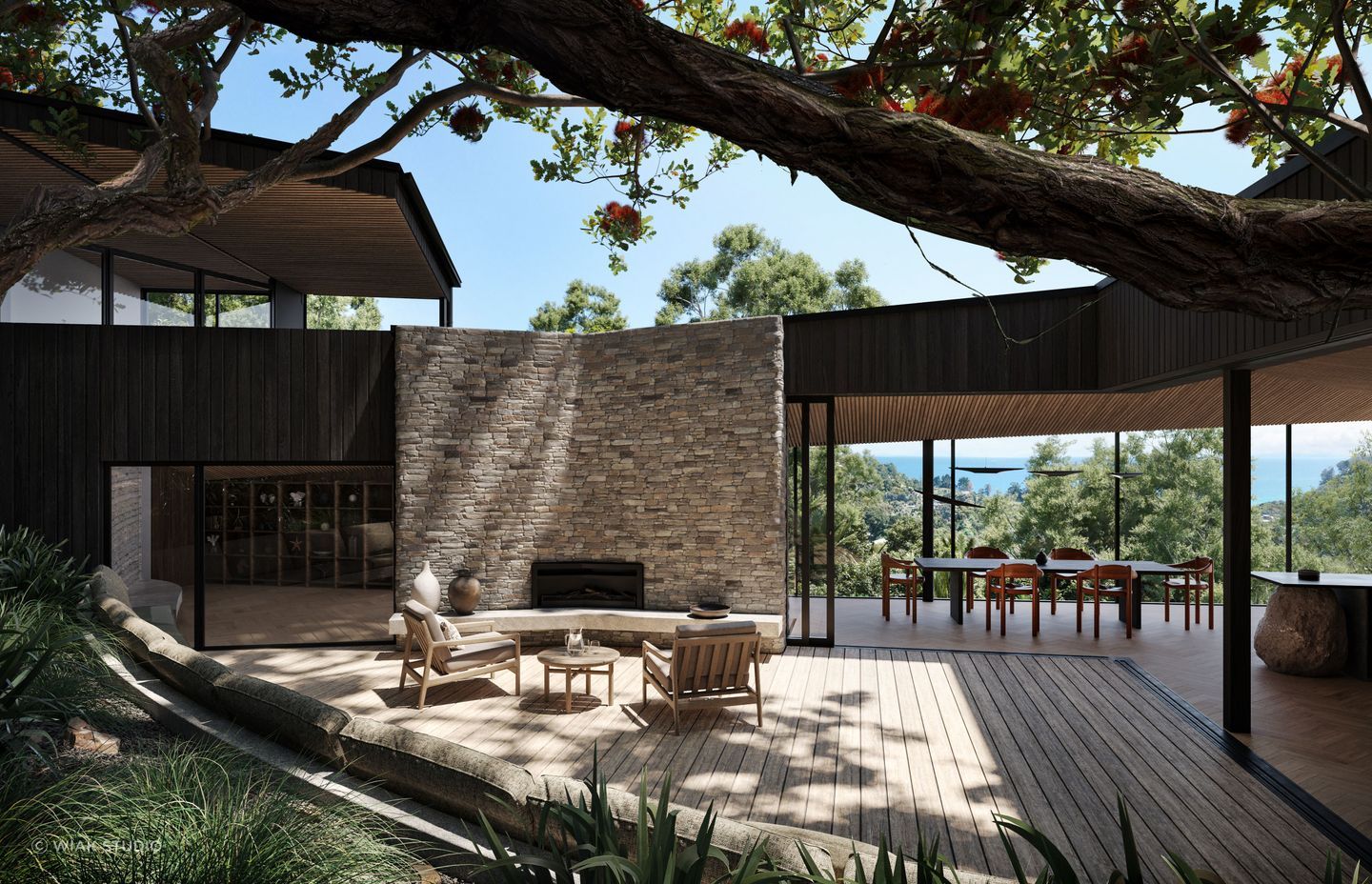 The design and construction team prioritised the importance of indoor/outdoor flow.