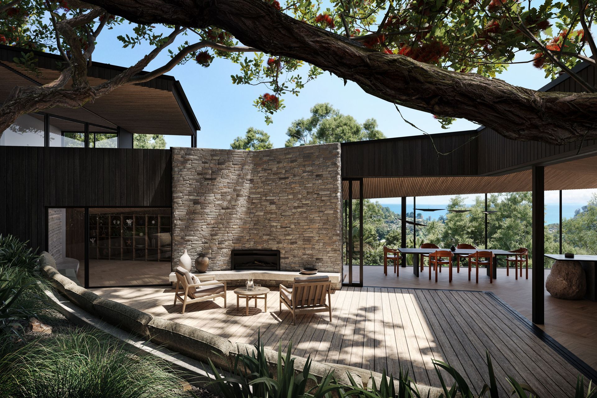 The design and construction team prioritised the importance of indoor/outdoor flow.