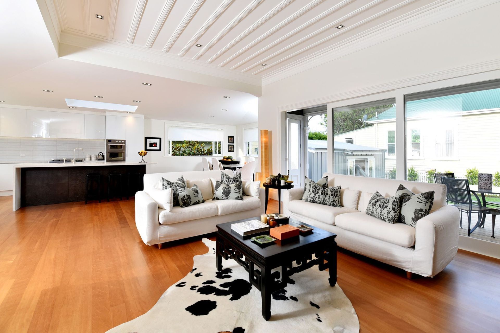 An interior full of open space and drenched in natural light.